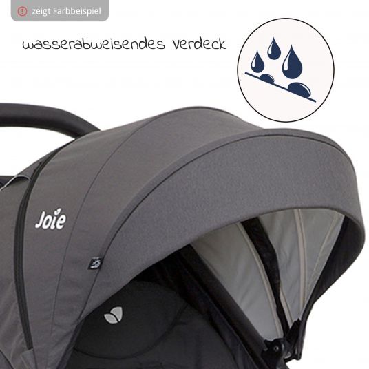 joie 4in1 Litetrax 4 Combi Stroller Set with Adapter, Carrycot, Carrycot, Isofix Base & XXL Accessory Pack - Gray Flannel