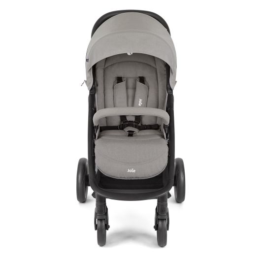 joie Set passeggino Litetrax 4in1 con capacità di carico fino a 22 kg con pneumatici, navicella Ramble, seggiolino auto Pebble Pro, base Isofix, trapezio attività, peluche, gioco da afferrare, adattatore e pacchetto accessori - Pebble