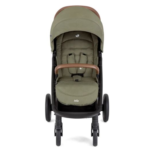 joie 4in1 Kombi-Kinderwagen-Set Litetrax Pro Air bis 22 kg belastbar mit Luftreifen, Babywanne Ramble, Babyschale Pebble Pro, Isofix-Basis, Activity-Trapez, Schmusetuch, Greifling, Adapter & Zubehörpaket - Rosemary