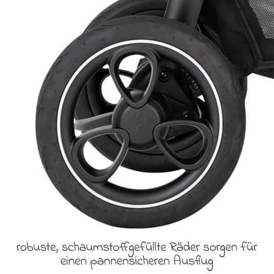 joie 4in1 Kombi-Kinderwagen-Set Litetrax Pro bis 22 kg belastbar mit Babywanne Ramble, Babyschale Pebble Pro, Isofix-Basis, Activity-Trapez, Schmusetuch, Greifling, Adapter & Zubehörpaket - Laurel