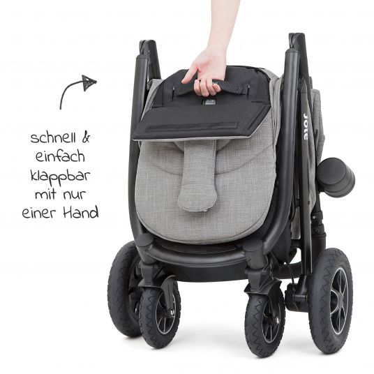 joie 4in1 KombiKinderwagenSet Mytrax Flex mit Babyschale, Babywanne