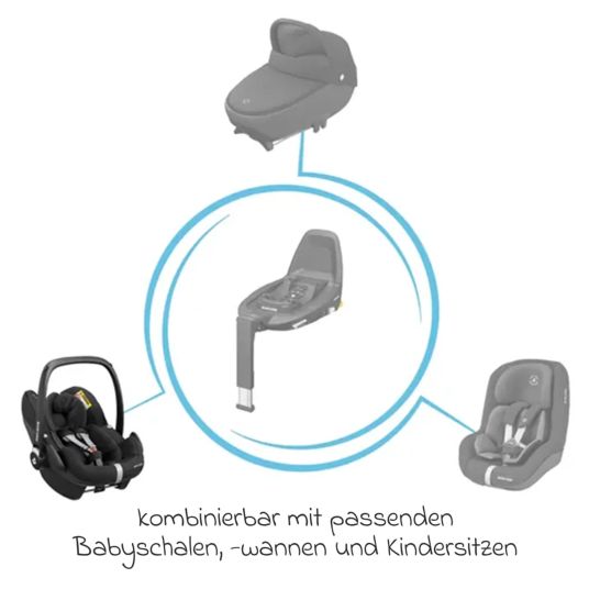 joie Set 4in1 Versatrax per passeggini fino a 22 kg con navicella Ramble XL, seggiolino auto Pebble Pro, base Isofix, trapezio attività, peluche, gioco da afferrare, adattatore e pacchetto accessori - Pebble