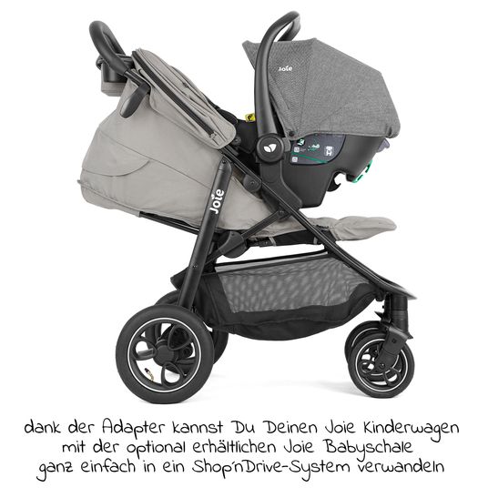 joie Adapter for Litetrax Pro, Litetrax Pro Air, Mytrax Pro, Litetrax, for Ramble, Ramble XL & infant car seats - Black