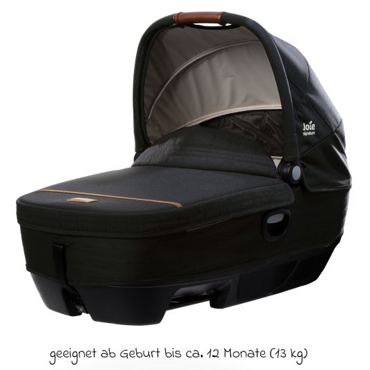 joie Car carrycot Calmi R129 can be used in the car and on the Vinca, Aeria, Finiti baby carriages incl. rain cover - Signature - Eclipce