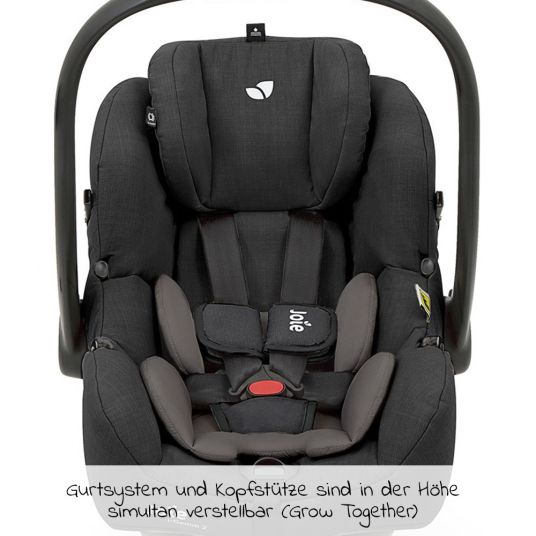 joie Baby car seat i-Gemm 2 i-Size from birth - 13 kg (40 cm - 85 cm) - Shale