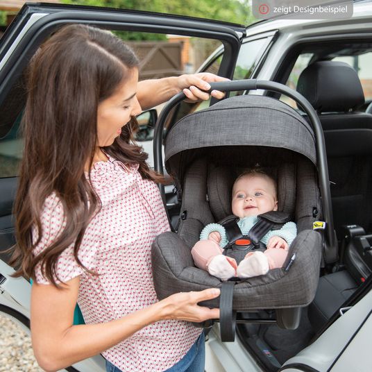 joie Seggiolino auto per neonati i-Gemm 3 i-Size dalla nascita a 13 kg (40 cm -85 cm) con riduttore di seduta - Pavement