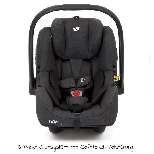 joie Seggiolino auto per neonati i-Gemm 3 i-Size dalla nascita a 13 kg (40 cm -85 cm) con riduttore di seduta - Pavement