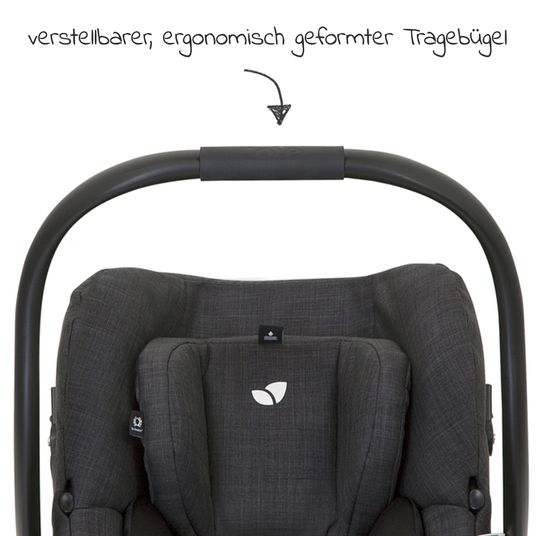 joie Infant car seat i-Gemm 3 i-Size from birth- 13 kg (40 cm -85 cm) incl. seat reducer - Pavement