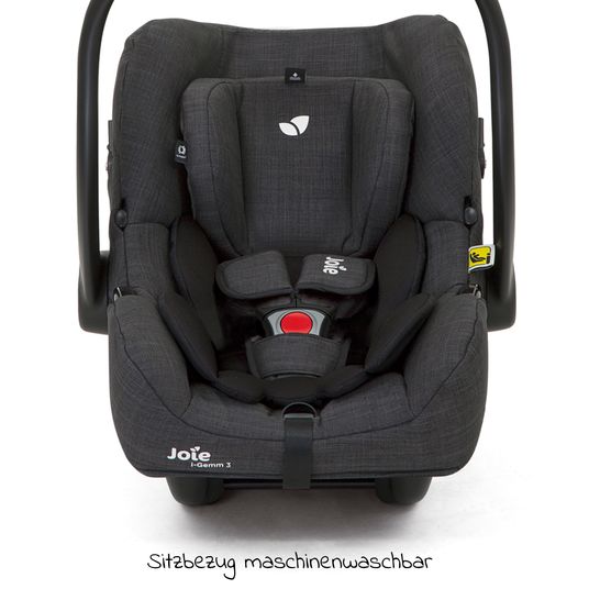 joie Infant car seat i-Gemm 3 i-Size from birth- 13 kg (40 cm -85 cm) incl. seat reducer - Pavement