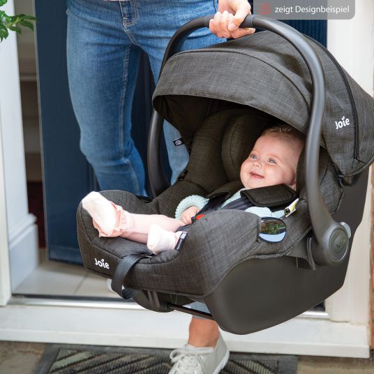 joie Babyschale i-Gemm 3 i-Size ab Geburt-13 kg (40 cm-85 cm) inkl. Sitzverkleinerer - Pebble