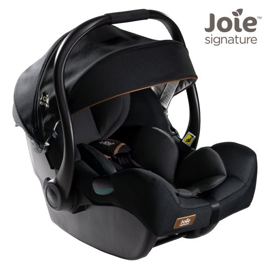 joie Babyschale i-Jemini i-Size ab Geburt - 13 kg (40 cm - 85 cm) inkl. Sitzverkleinerer & Sonnenverdeck - Signature - Eclipse