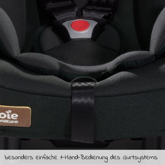 joie Seggiolino auto per bambini i-Jemini i-Size dalla nascita - 13 kg (40 cm - 85 cm) con riduttore di seduta e capottina - Signature - Eclipse