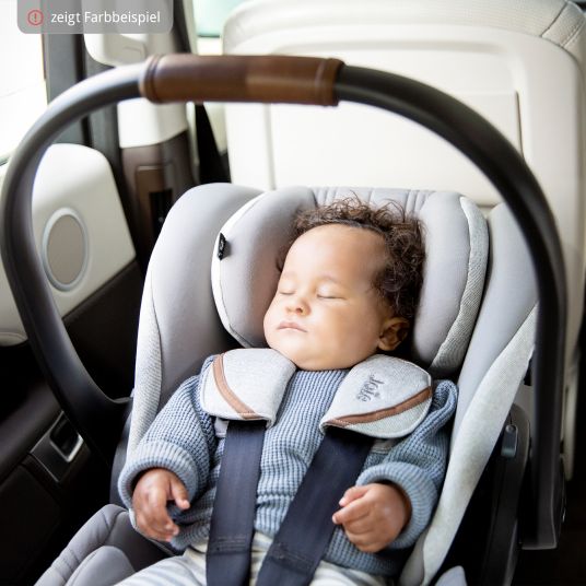 joie Baby car seat i-Level Recline i-Size from birth - 13 kg (40 cn - 85 cm) recline angle 157°, seat reducer & sun canopy - Signature - Carbon