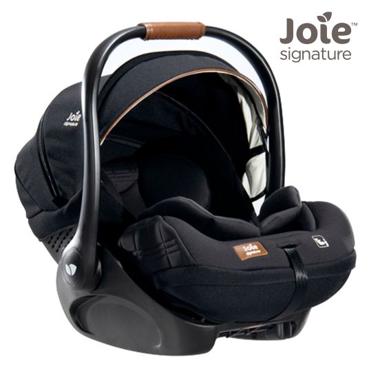 joie Babyschale i-Level Recline i-Size ab Geburt - 13 kg (40 cn - 85 cm) Neigungswinkel 157°, Sitzverkleinerer & Sonnenverdeck - Signature - Eclipse