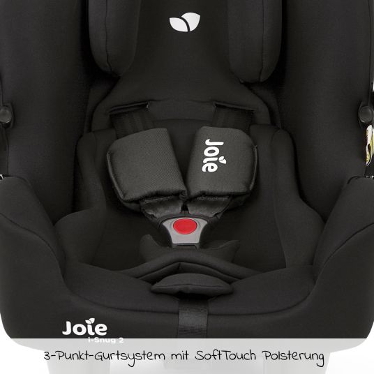 joie Babyschale i-Snug 2 i-Size ab Geburt-13 kg (40 cm-75 cm) inkl. Sitzverkleinerer nur 3,35 kg - Coal