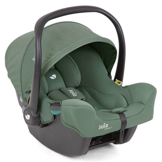 joie Babyschale i-Snug 2 i-Size ab Geburt-13 kg (40 cm-75 cm) inkl. Sitzverkleinerer nur 3,35 kg + GRATIS Autositz-Schutzunterlage + Silikon-Schnullerbox + Spieltier - Laurel