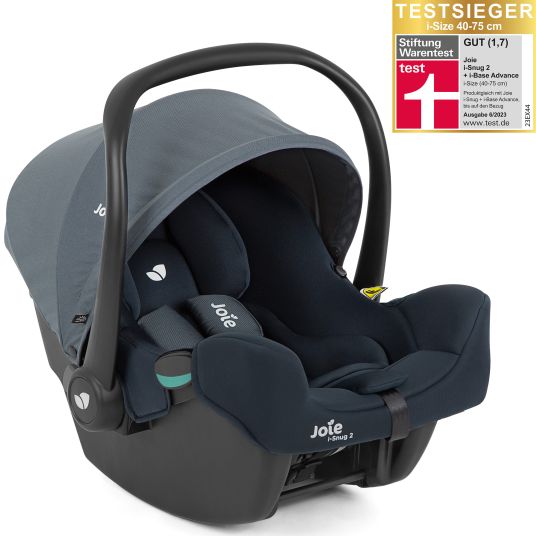joie Baby car seat i-Snug 2 i-Size from birth-13 kg (40 cm-75 cm) incl. seat reducer only 3.35 kg - Lagoon