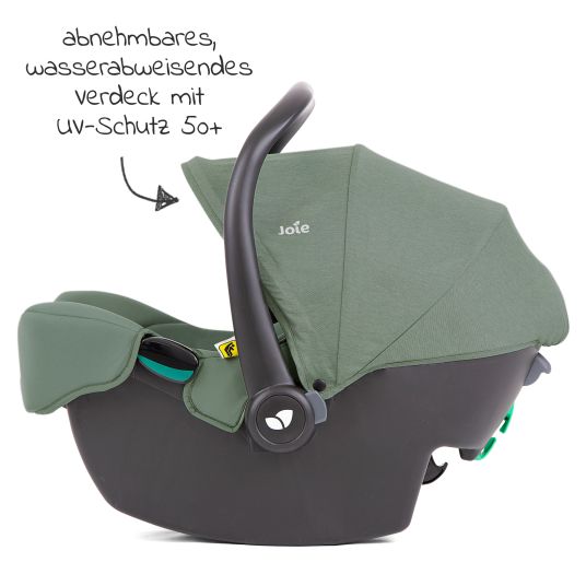 joie Baby car seat i-Snug 2 i-Size from birth-13 kg (40 cm-75 cm) incl. seat reducer only 3.35 kg - Laurel