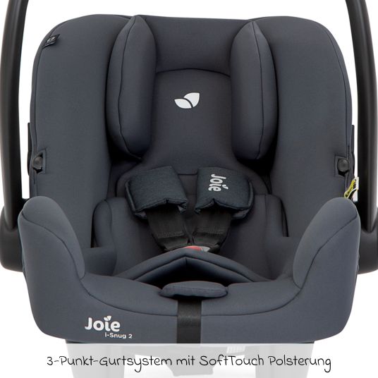 joie Baby car seat i-Snug 2 i-Size from birth-13 kg (40 cm-75 cm) incl. seat reducer only 3.35 kg - Moonlight