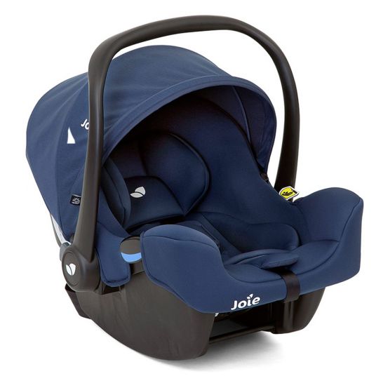 joie Babyschale i-Snug i-Size inkl. Autositz - Schutzunterlage - Deep Sea