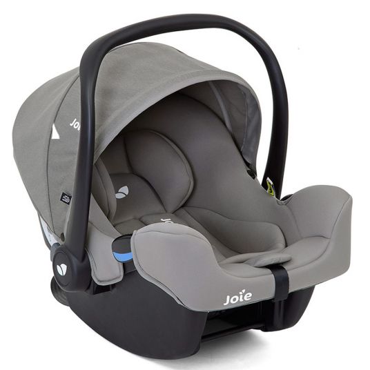 joie Babyschale i-Snug i-Size inkl. Autositz - Schutzunterlage - Gray Flannel