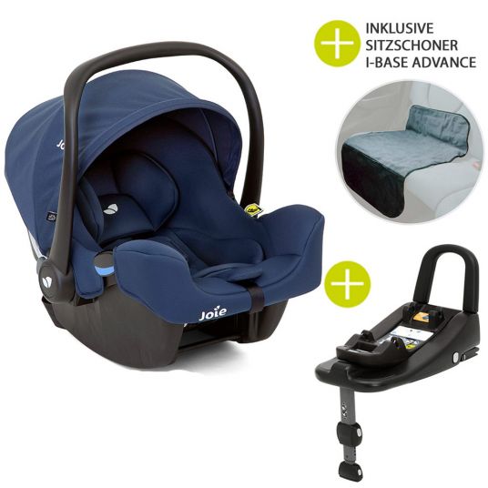 joie Baby car seat i-Snug i-Size incl. i-Base Advance & car seat - protective pad - Deep Sea