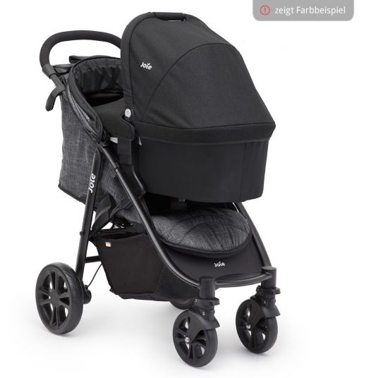 joie Baby Carrycot Ramble for Litetrax 4 / Litetrax 4 Air / Mytrax / Crosster / Tourist - Foggy Gray