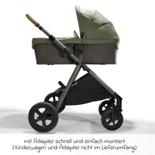 joie Babywanne Ramble XL ab Geburt - 9 Monate für Vinca, Aeria, Finiti, Parcel inkl. Regenschutz & Windschutz - Signature - Pine