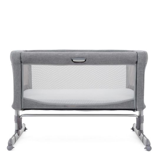 joie Roomie side & travel cot incl. mattress & carry bag - Gray Flanel