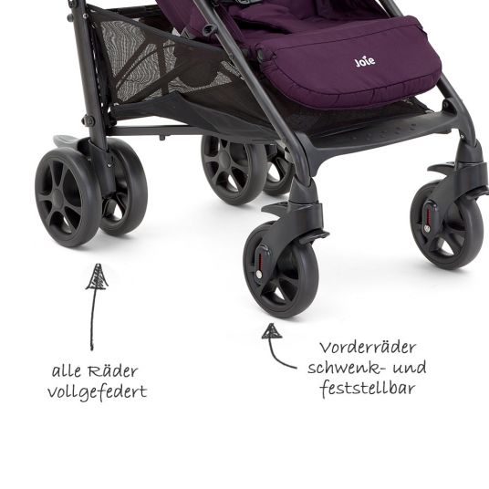 joie Buggy Brisk LX incl. rain cover - Lilac