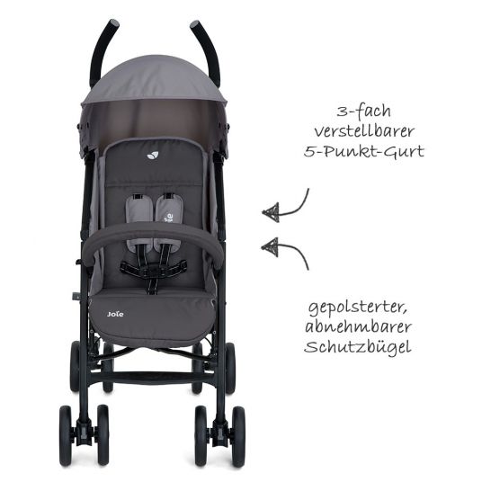 joie Buggy Nitro LX incl. Raincover - Dark Pewter