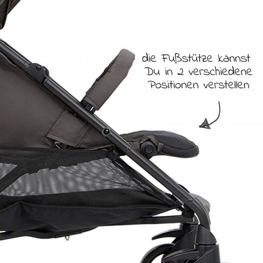 joie Passeggino Brisk LX fino a 22 kg con funzione reclinabile e ripiegabile con una mano - Ember