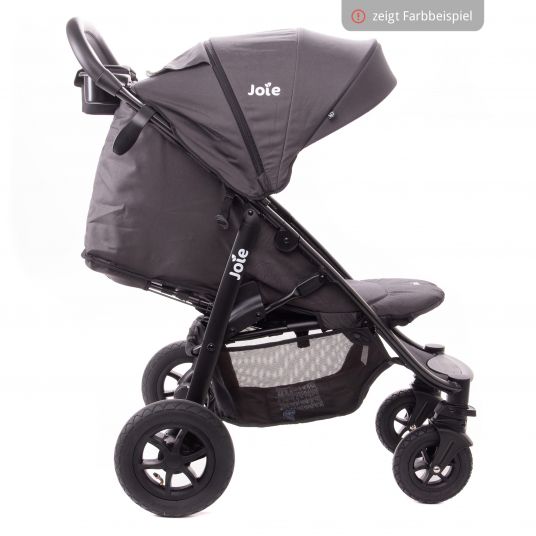 joie Buggy & stroller Litetrax 4 AIR with pneumatic tires, pushers storage compartment & rain cover - Gecko