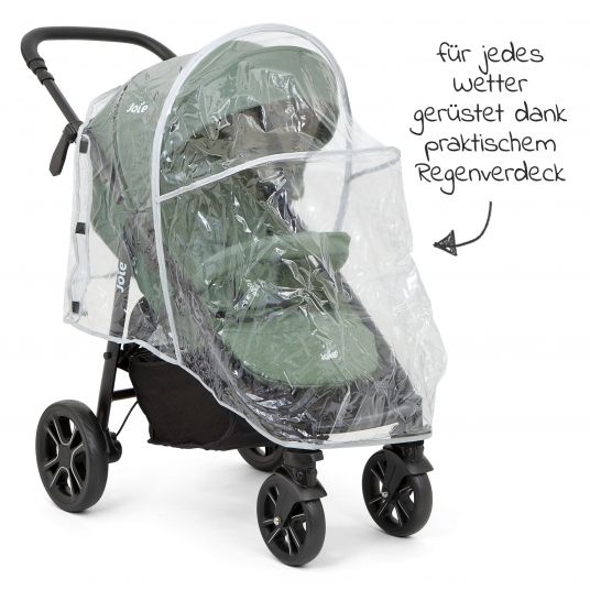 joie Buggy & stroller Litetrax 4 DLX with telescopic slider, rain cover loadable up to 22 kg - Laurel