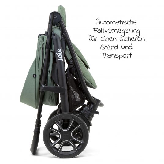 joie Buggy & Sportwagen Litetrax 4 DLX mit Teleskopschieber, Regenschutz bis 22 kg belastbar - Laurel