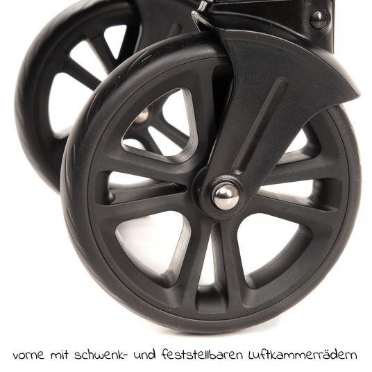 joie Buggy & Sportwagen Litetrax 4 mit Schieber-Ablagefach & Regenschutz - Coal