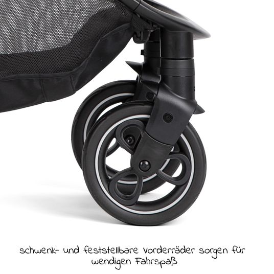 joie Buggy & Sportwagen Litetrax bis 22 kg belastbar mit Schieber-Ablagefach & Regenschutz - Shale