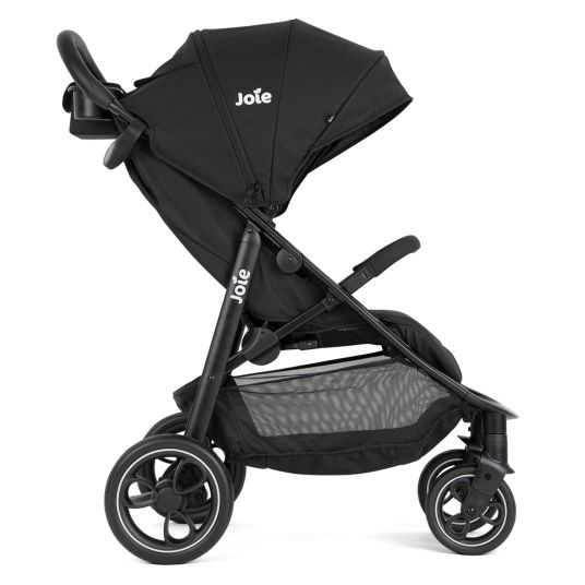 joie Buggy & pushchair Litetrax incl. footmuff - load capacity up to 22 kg with push bar storage compartment & rain cover - Shale