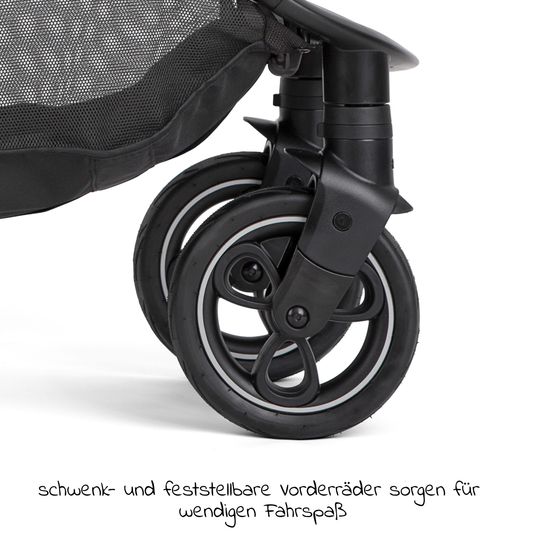 joie Buggy & Sportwagen Litetrax Pro bis 22 kg belastbar mit Schieber-Ablagefach & Regenschutz - Shale