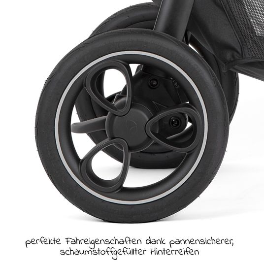 joie Passeggino e carrozzina Litetrax Pro fino a 22 kg di capacità di carico con vano portaoggetti e parapioggia - Shale