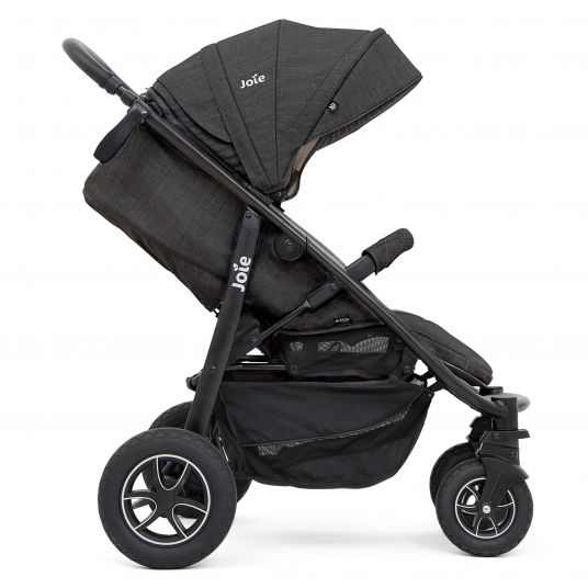 joie Buggy & stroller Mytrax Flex up to 22 kg loadable-with comfort suspension, rain cover, footmuff & hand muff - Pavement