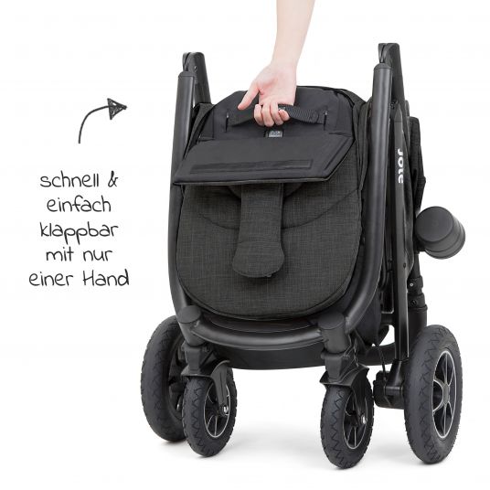 joie Buggy & Sportwagen Mytrax Flex mit Komfort-Federung, Getränkehalter & Regenschutz bis 22 kg - Pavement