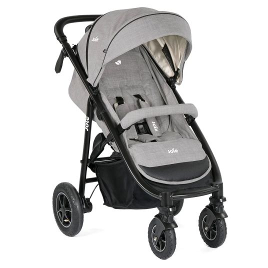 joie Buggy & Stroller Mytrax with pneumatic tires, cup holder & rain cover - Gray Flannel