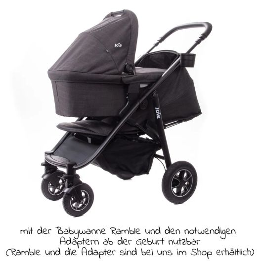 joie Buggy & stroller Mytrax with pneumatic tires, cup holder, rain cover & insect screen - Pavement