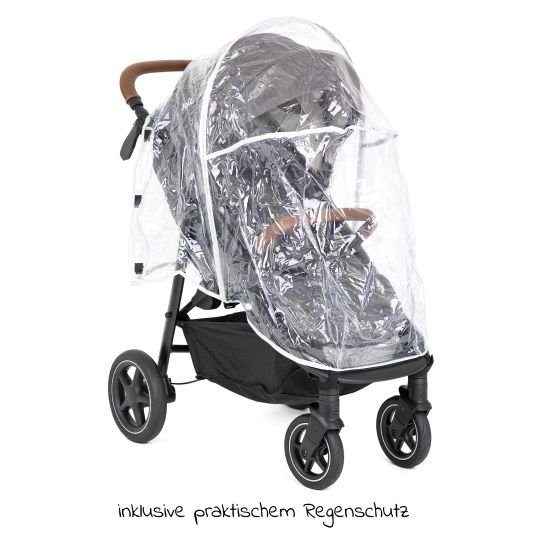 joie Buggy & pushchair Mytrax Pro up to 22 kg load capacity with telescopic push bar, cup holder & rain cover - Cycle Collection - Shell Gray