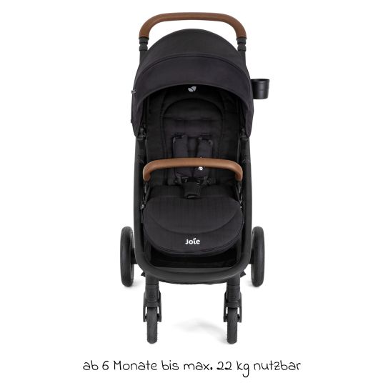 joie Buggy & Sportwagen Mytrax Pro inkl. Fußsack - bis 22 kg belastbar mit Teleskopschieber, Getränkehalter & Regenschutz - Shale