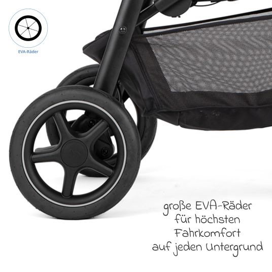 joie Buggy & Sportwagen Mytrax Pro inkl. Fußsack - bis 22 kg belastbar mit Teleskopschieber, Getränkehalter & Regenschutz - Shale