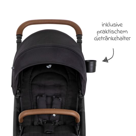 joie Buggy & Sportwagen Mytrax Pro inkl. Fußsack - bis 22 kg belastbar mit Teleskopschieber, Getränkehalter & Regenschutz - Shale