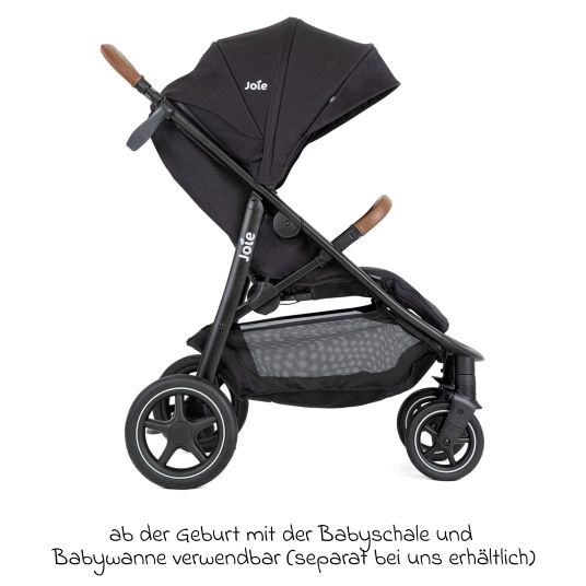 joie Buggy & Sportwagen Mytrax Pro inkl. Fußsack - bis 22 kg belastbar mit Teleskopschieber, Getränkehalter & Regenschutz - Shale