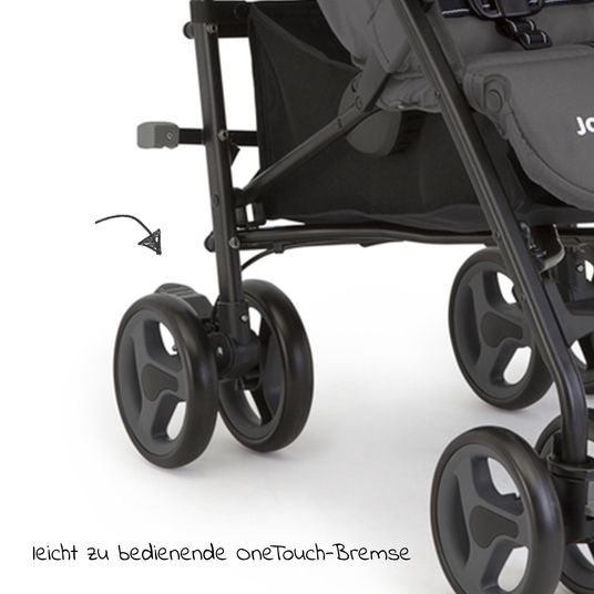 joie Buggy & pushchair Nitro LX only 7.7 kg - ideal for traveling - Ember